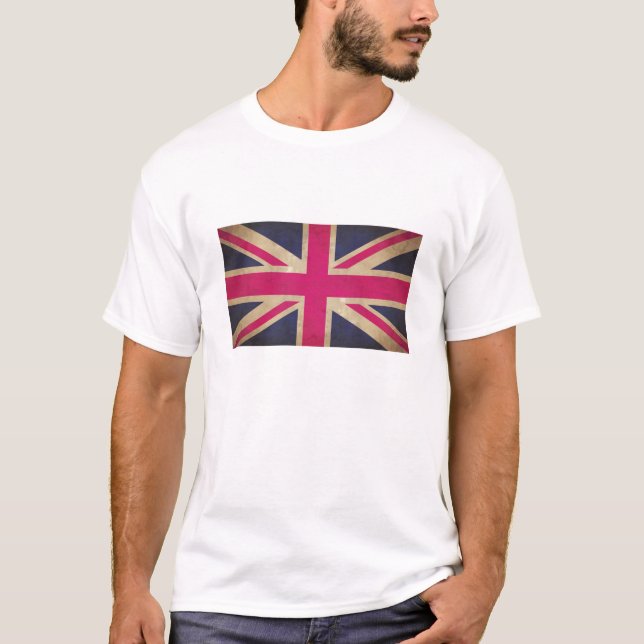 Union Jack Flag Tee Shirt (Front)