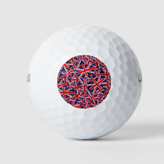 Union Jack Flag | UK Flag | British Flag |   Golf Balls (Front)