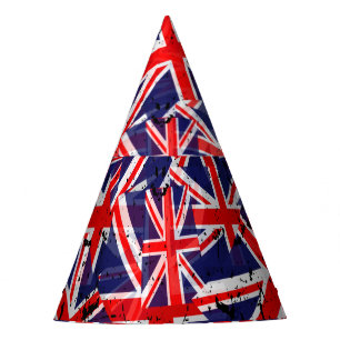 Union Jack Flag   UK Flag   British Flag     Party Hat