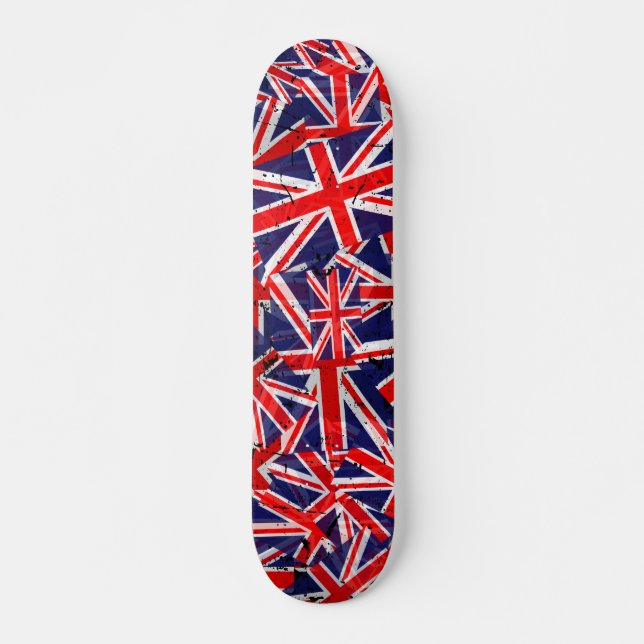 Union Jack Flag | UK Flag | British Flag |  Skateboard (Front)