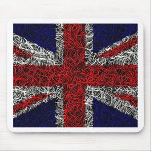 Union jack flag uk patriotic mouse pad