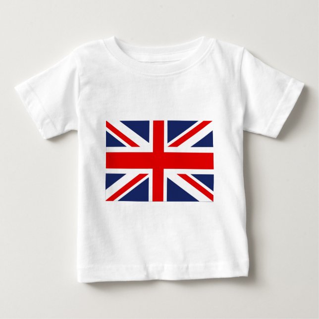 Union Jack Flag-United Kingdom Baby T-Shirt (Front)