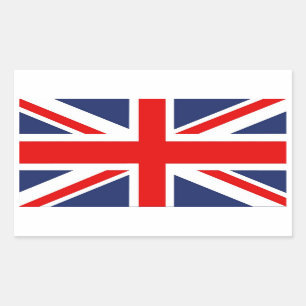 Union Jack Flag-United Kingdom Rectangular Sticker