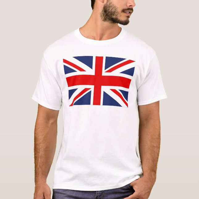 Union Jack Flag-United Kingdom T-Shirt (Front)