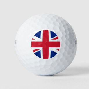 Union Jack Flag wu gbt Golf Balls