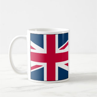 Union Jack Full Side Square Design Coffee Mug