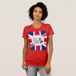UNION JACK Great Britain Always Great Red BREXIT T-Shirt