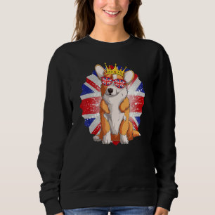 Union Jack Idea For Kids With Jubilee Corgi Sweatshirt
