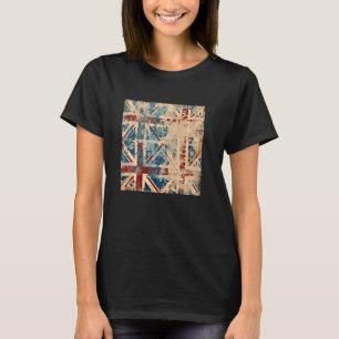 Union Jack Ink Style Art British Flag British Flag T-Shirt