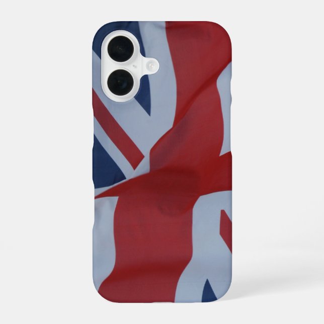 union jack iPhone 16 case (Back)
