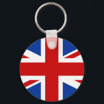 Union Jack Key Ring<br><div class="desc">The Union Jack or Union Flag, is the national flag of the United Kingdom. The Union Jack flag also has an official or semi-official status in some other Commonwealth realms; for example, the Union Jack is, by parliamentary resolution, an official flag in Canada and known there as the Royal Union...</div>