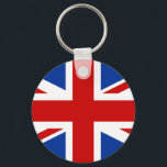 Union Jack Key Ring<br><div class="desc">The Union Jack or Union Flag, is the national flag of the United Kingdom. The Union Jack flag also has an official or semi-official status in some other Commonwealth realms; for example, the Union Jack is, by parliamentary resolution, an official flag in Canada and known there as the Royal Union...</div>