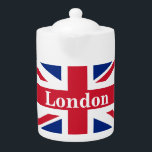 Union Jack London ~ British Flag<br><div class="desc">Flag of the United Kingdom of Great Britain and Northern Ireland with London text. Leave as is,  customise text,  or make blank.</div>