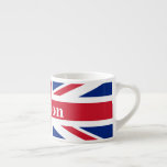 Union Jack London ~ British Flag Espresso Cup<br><div class="desc">Flag of the United Kingdom of Great Britain and Northern Ireland with London text. Leave as is,  customise text,  or make blank.</div>