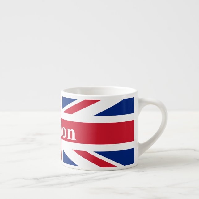 Union Jack London ~ British Flag Espresso Cup (Right)