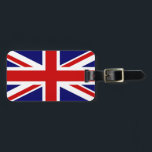 Union Jack Luggage Tag<br><div class="desc">British Flag Union Jack flag</div>