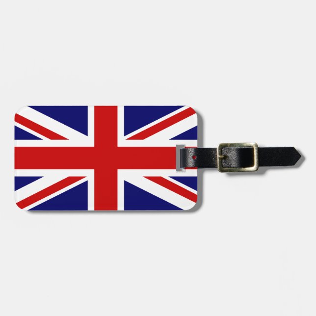 Union Jack Luggage Tag (Front Horizontal)