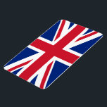 Union Jack Magnet<br><div class="desc">The Union Jack or Union Flag, is the national flag of the United Kingdom. The Union Jack flag also has an official or semi-official status in some other Commonwealth realms; for example, the Union Jack is, by parliamentary resolution, an official flag in Canada and known there as the Royal Union...</div>