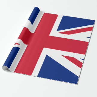 Union Jack Matte Wrapping Paper, 30" x 6' Paper