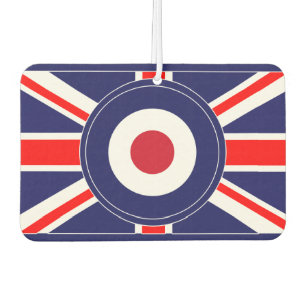 Union Jack Mods England Target Car Air Freshener