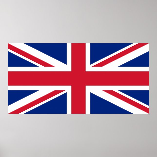 Union Jack National Flag of United Kingdom England Poster (Front)