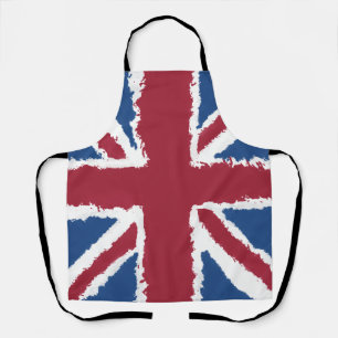 Union Jack Painted Artwork by Heva Weva  Apron