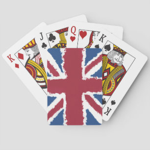 Union Jack Painted Artwork by Heva Weva  Playing Cards