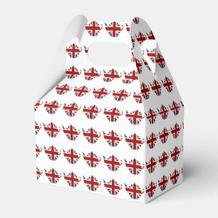 Union Jack Patriotic English Tea Kettle Favour Box