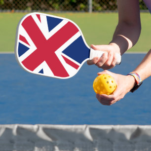 Union Jack pattern Pickleball Paddle