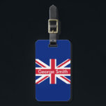 Union JacK Personnalised Luggage Tag<br><div class="desc">Customizable Union Jack Luggage Tag.</div>