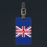 Union JacK Personnalised Luggage Tag<br><div class="desc">Customizable Union Jack Luggage Tag.</div>