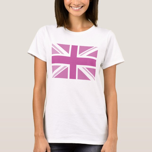 union jack pink T-Shirt (Front)