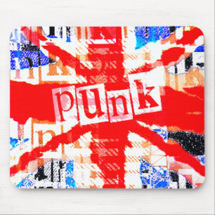 Union Jack Punk Mouse Pad