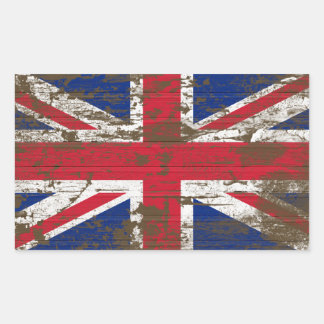 Union Jack Rectangular Sticker