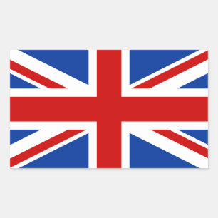 Union Jack Rectangular Sticker