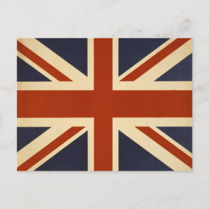 Union Jack Retro Postcard