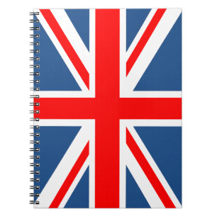 Union Jack Spiral Notebook