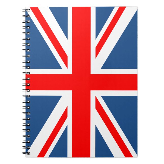 Union Jack Spiral Notebook (Front)