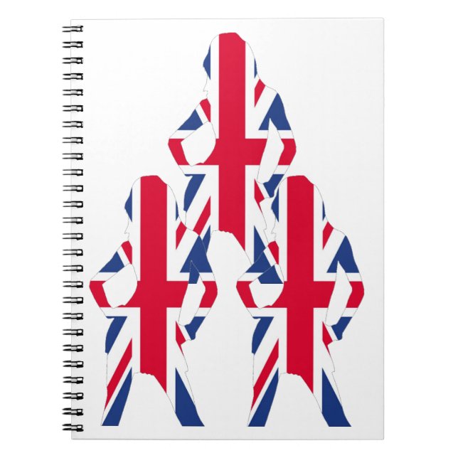 Union jack spiral notebook (Front)