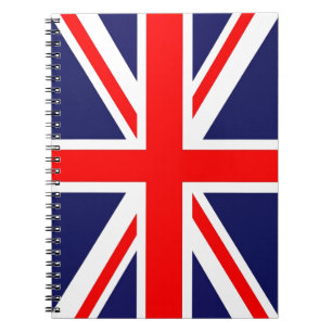 Union Jack Spiral Notebook