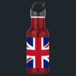 Union Jack Stainless Steel Bottle<br><div class="desc">Drink more water. Your skin, hair, body, and mind will thank you. And now, drink out of your Union Jack water bottle and your sense of style will thank you as well. Dang, hydration never looked so good! Your bottle is: 18 oz. bottle; Made with 18/8 stainless steel; Height: 8.67"...</div>