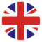 Union jack stickers | round