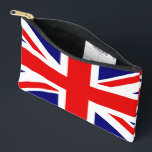 UNION JACK - THE BRITISH FLAG       ACCESSORY POUCH<br><div class="desc">UNION JACK - THE BRITISH FLAG
The Union Jack,  or Union Flag,  is the de facto national flag of the United Kingdom.</div>