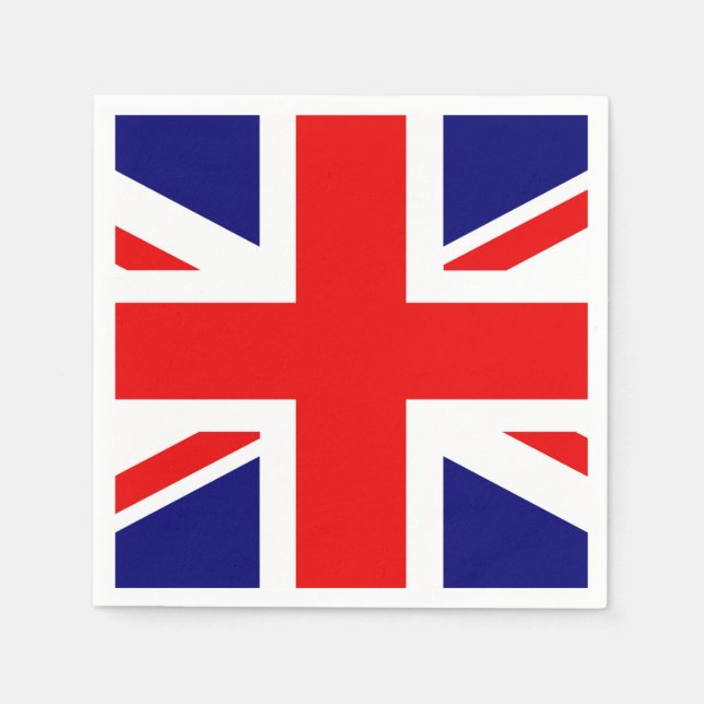 UNION JACK - THE BRITISH FLAG      NAPKIN (Front)