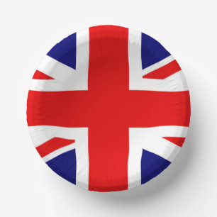 UNION JACK - THE BRITISH FLAG      PAPER PLATE