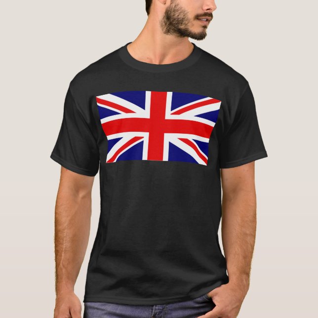 UNION JACK - THE BRITISH FLAG      T-Shirt (Front)