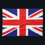 UNION JACK - THE BRITISH FLAG      TEA TOWEL<br><div class="desc">UNION JACK - THE BRITISH FLAG
The Union Jack,  or Union Flag,  is the de facto national flag of the United Kingdom.</div>