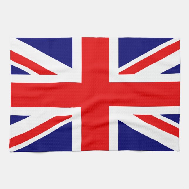 UNION JACK - THE BRITISH FLAG      TEA TOWEL (Horizontal)