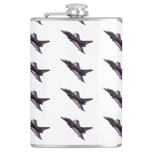 Union Jack Typhoon Hip Flask
