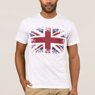 Union Jack (UK flag), grunge style. T-Shirt